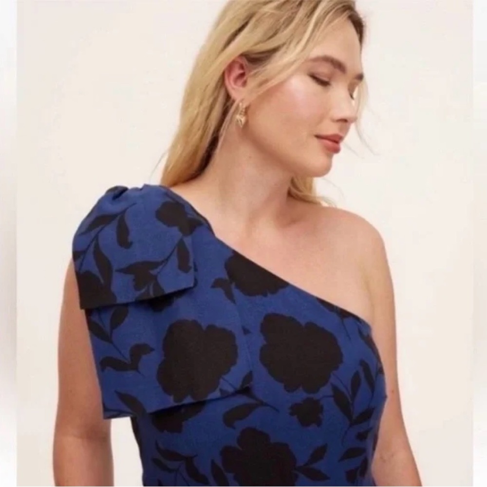 Kate Spade X Target Floral Single Shoulder Wide Leg Pant Jumpsuit NWT Sz 17 - Picture 2 of 5